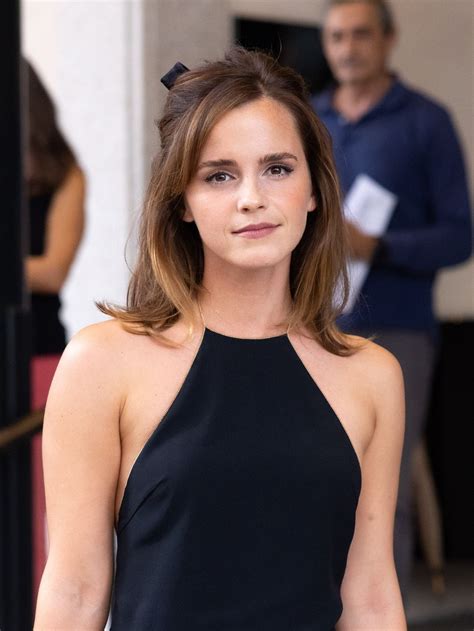 emma watson black dress Prada